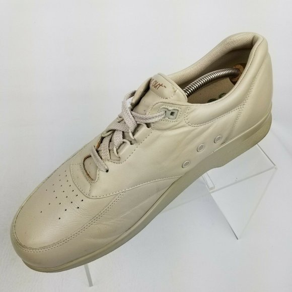 SAS Time Out Mens Walking Shoes Beige Leather 13 M - Picture 2 of 8